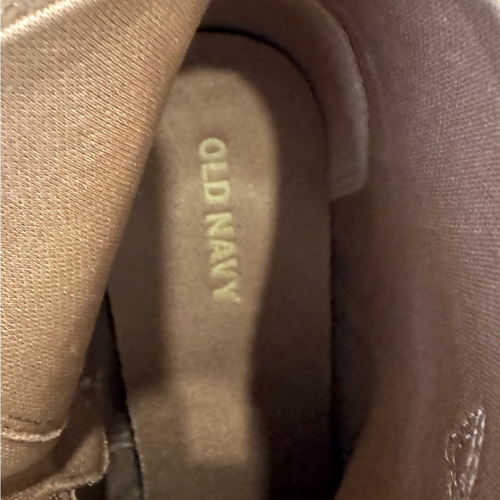 Old Navy Faux-Suede Western Ankle Boots Size 8 - Picture 4 of 5